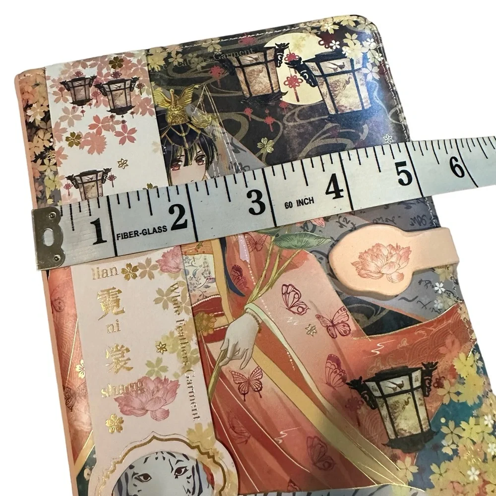 Unbranded Kawaii Girl Garden & Tiger Magnetic Closure Planner Book Notebook